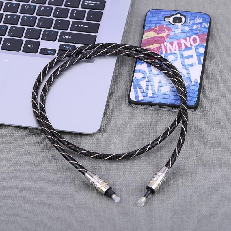 3,5mm Digital optisch Audio- Kabel Faser Mini Toslink auf Toslink Optik Kabel für PS2 PS3 Laptop HDVD