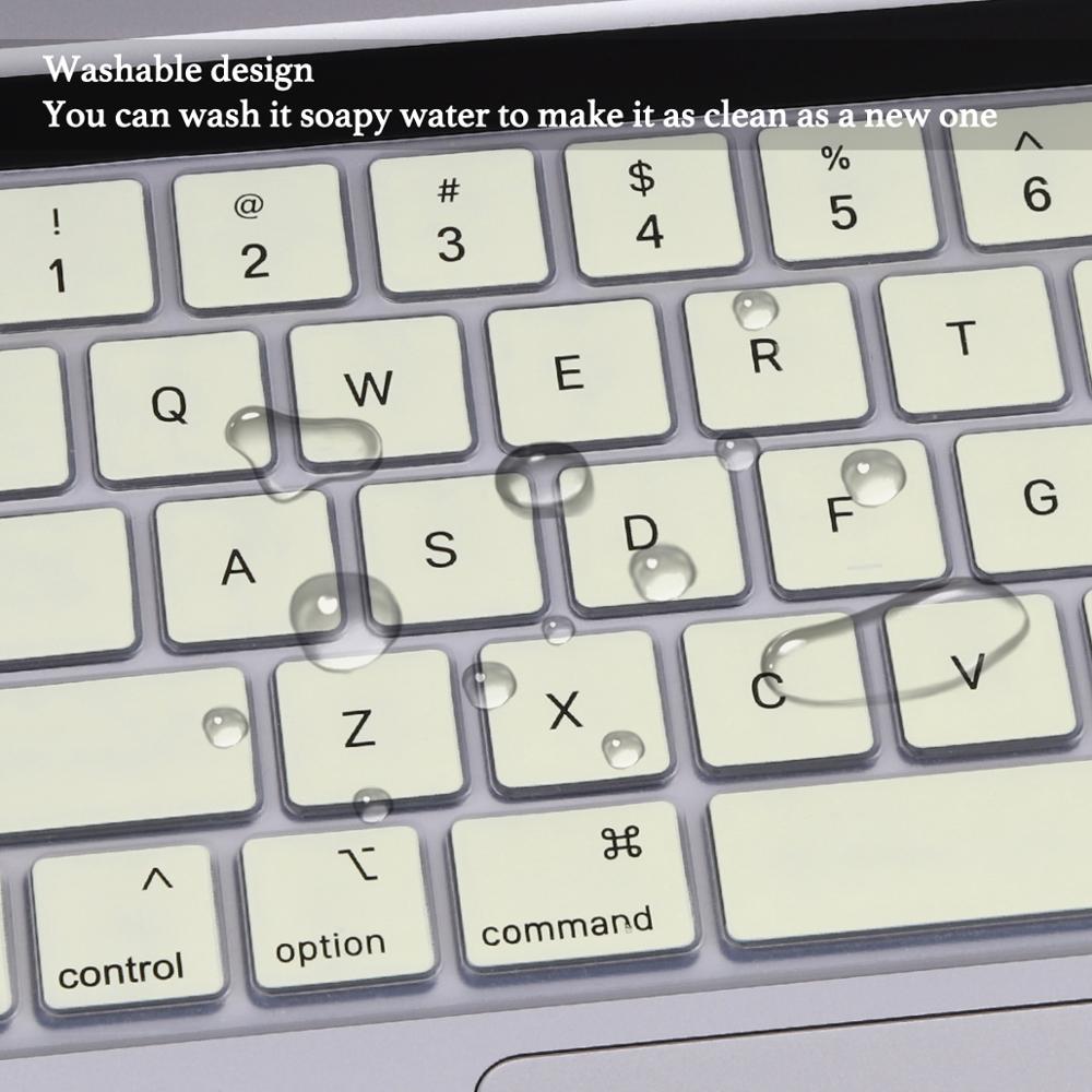 Gradient Farbe Tastatur Abdeckung für MacBook Profi 13 zoll Modell A2289 mit berühren Bar & berühren Ich würde Tastatur Haut Film Schutz