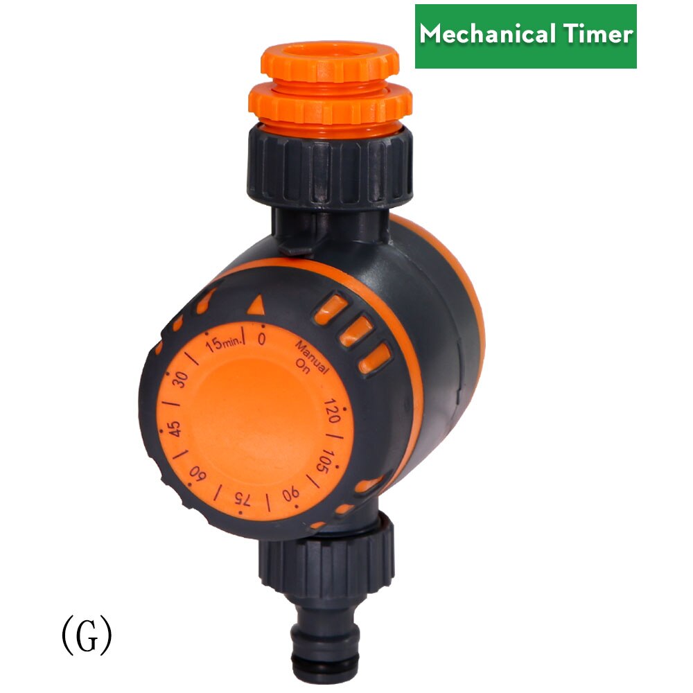 Irrigation Waterproof Solar Automatic Electronic Water Timer LCD Greenhouse Irrigator Watering Controller System: G