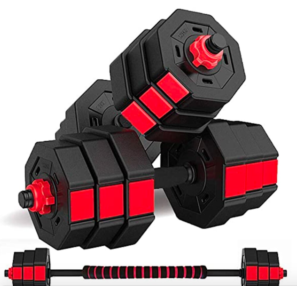 Adjustable Barbell Lifting Dumbbells Weight Set