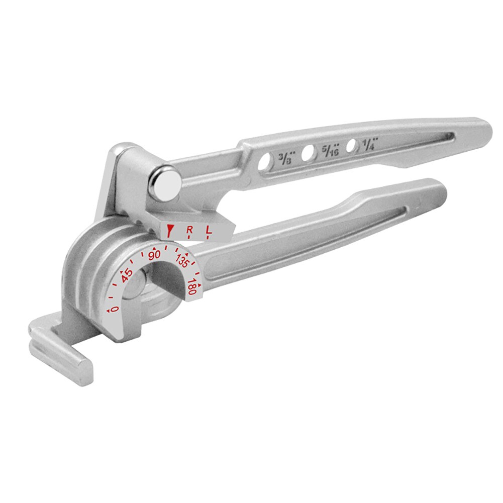 3 In 1 180 Degree Manual Tubing Bender 1/4" 5/16" 3/8" Pipe Tube Bender Water Gas Pipe Plumbing Bending Tool for Copper Brass