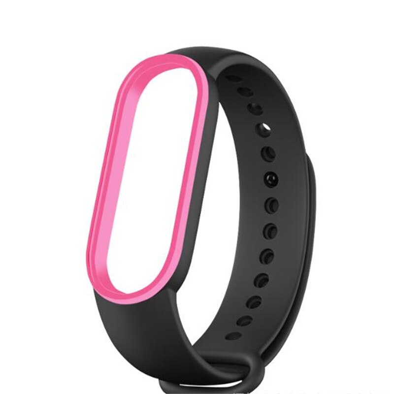 For Mi Band 5 Bracelet Strap Miband 5 Sport Strap Double Color Replacement Silicone Wrist Straps For Xiaomi Mi Banda Smartband: N