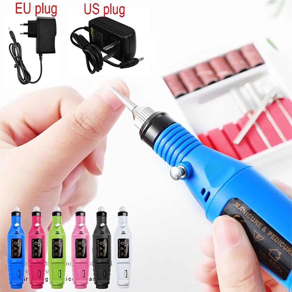 Electric Nail Drill Machine Pen Apparatus For Manicure Milling Cutters Electric Nail Sander Pedicure Manicure with usb line