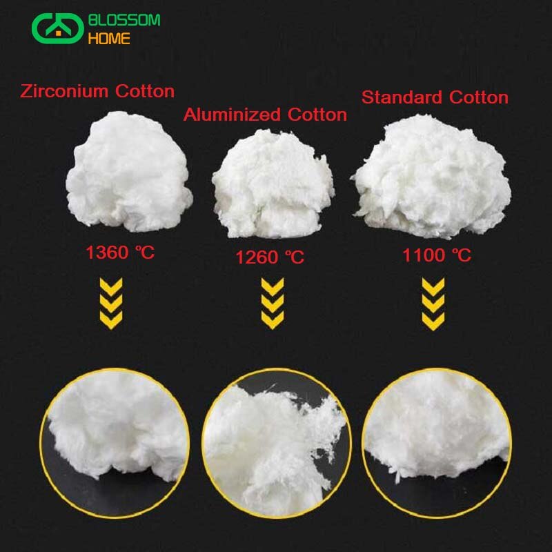 Fire Resistant Cotton High Temperature Bulk Cotton Electric Furnace Filling Cotton Boiler Insulation Cotton Fireproof Cotton 1KG