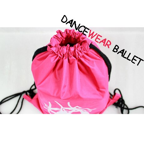 Pink And Black Cheap Pointe Shoes Ballet Shoes Dance Printing Cute Child Kids Dance Bags / Girls Ballet Bag