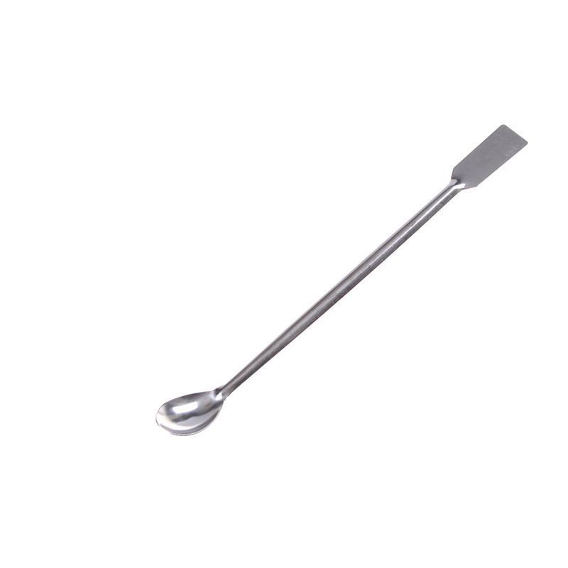 Louche médicinale de cuillère de corne avec la longueur de spatule 200mm fournitures de laboratoire de