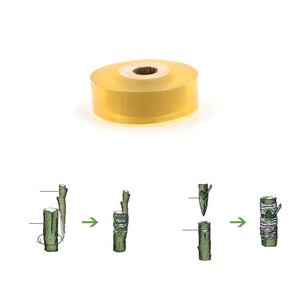 Ruban de greffe pour greffage, outils de jardinage, branche d'arbre fruitier, adhésif sensible à la pression, 2cm de largeur
