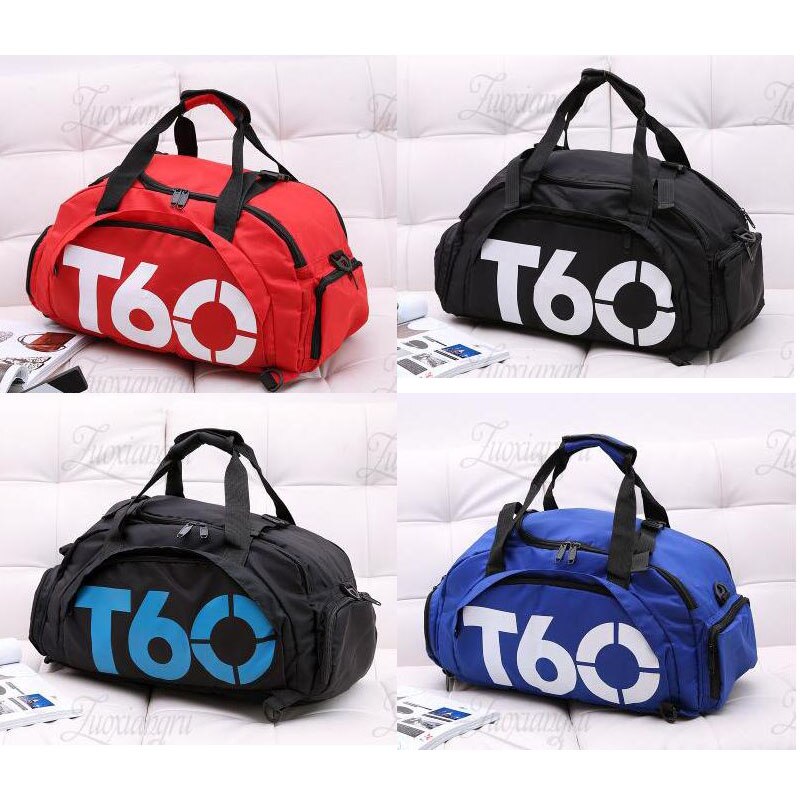 Sac de sport T60 hommes femmes Fitness formation sacs à dos multifonctionnel voyage/bagages épaule sacs à main étanche Gym sacs de sport
