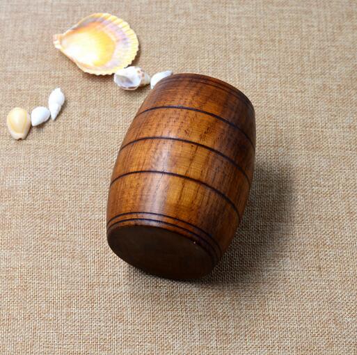 1 sztuk nowość kufel na piwo drewniane kufle robić piwa ekologiczne zastawa stołowa luksusowe wiadro robić piwa jadalnia kubki bar Drinkware 260ml