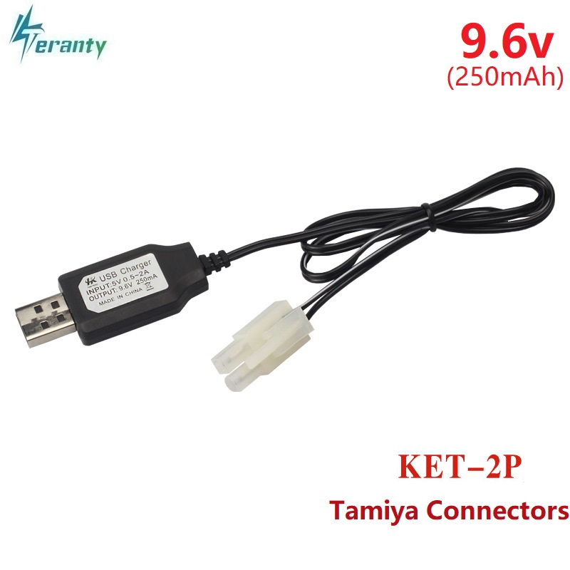 Chargeur 7.2v 9.6v pour batterie NiCd NiMH, entrée 100v-240v, sortie 7.2v 250ma avec prise Tamiya Kep-2p, prise 9.6v pour jouets RC