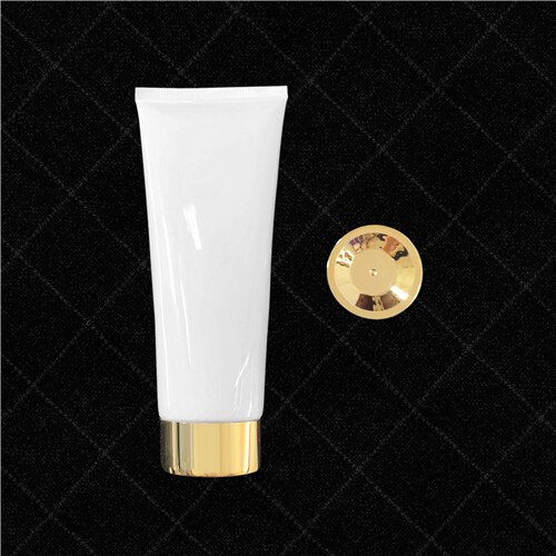 Empty 200g White Squeeze Bottle Cosmetic Container 200ml Face Lotion Hand Cream Packaging Plastic Refillable Tube: 1