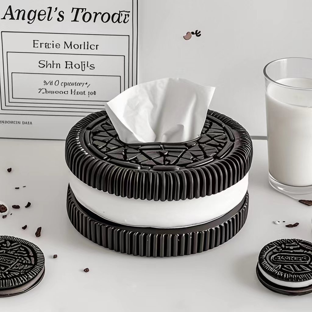 Kreative Oreo Papier Box Von Einrichtungs Wohnzimmer Schlafzimmer Desktop Gefühl Tissue Box Wohnzimmer Desktop Home Decorat