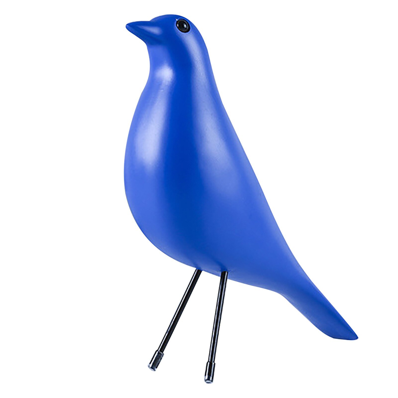 Mini Stained Vogel Glas Venster Gordijnen Acryl Muur Opknoping Vogels Decor Kamer Accessoires Scandinavische Ornamenten Decor #6: Dark Blue