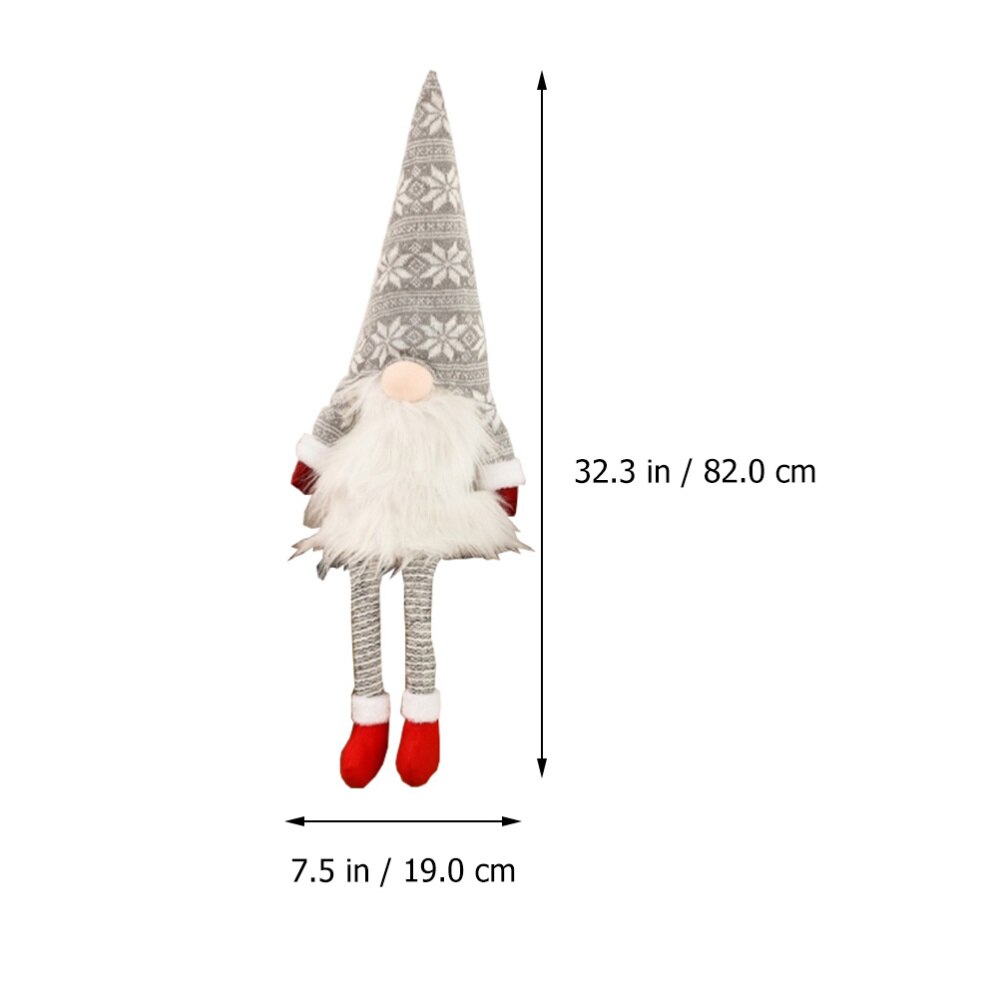 1Pc Christmas Ornament Funny Christmas Tree Topper Christmas Decor Christmas Doll Christmas Tree Topper for Party Xmas Tabletop