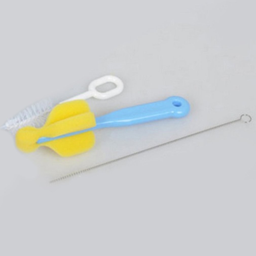Flasche Pinsel Set Von 5 Baby Produkte 360 Grad Schwamm Flasche Pinsel Mit Nippel Pinsel Stroh Pinsel Fünf-Stück set