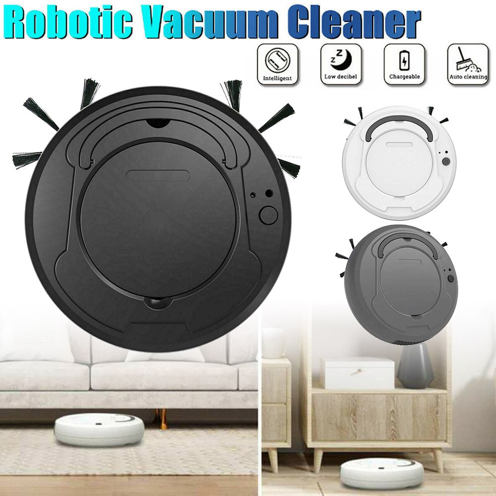 3 In 1 Smart Floor Robot Vacuum Cleaner Mop Automatic Distance Sensor Machine PI669