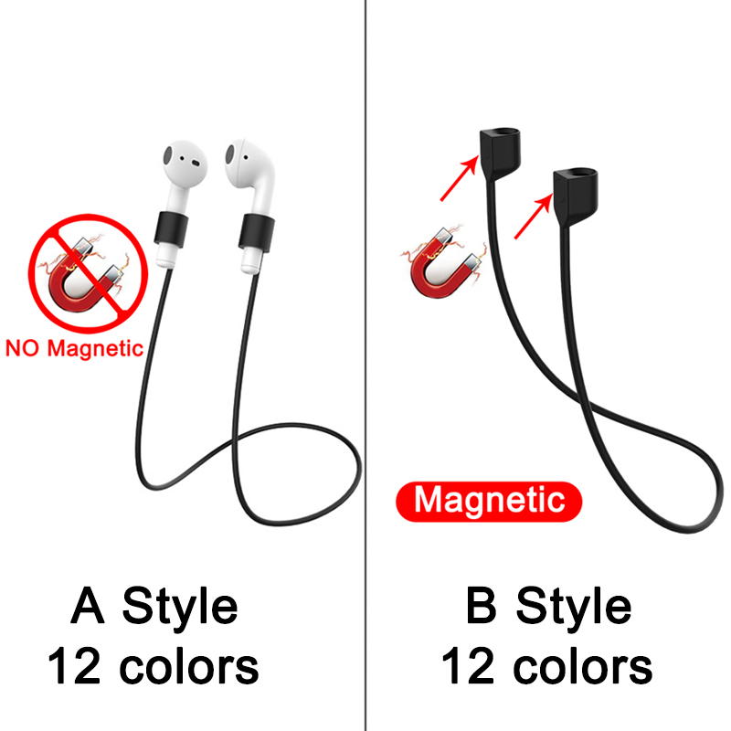 Magnetic Wireless Anti-Lost Silicone Earphones Rop... – Grandado