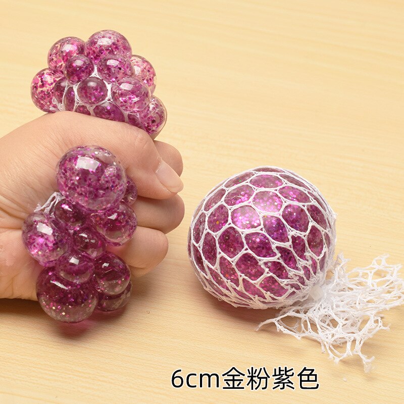 Foam Slow Rebound Ball Vent Decompression Ball Birthday Funny Tricky Game Slow Rebound Relief Pressure Ball: E