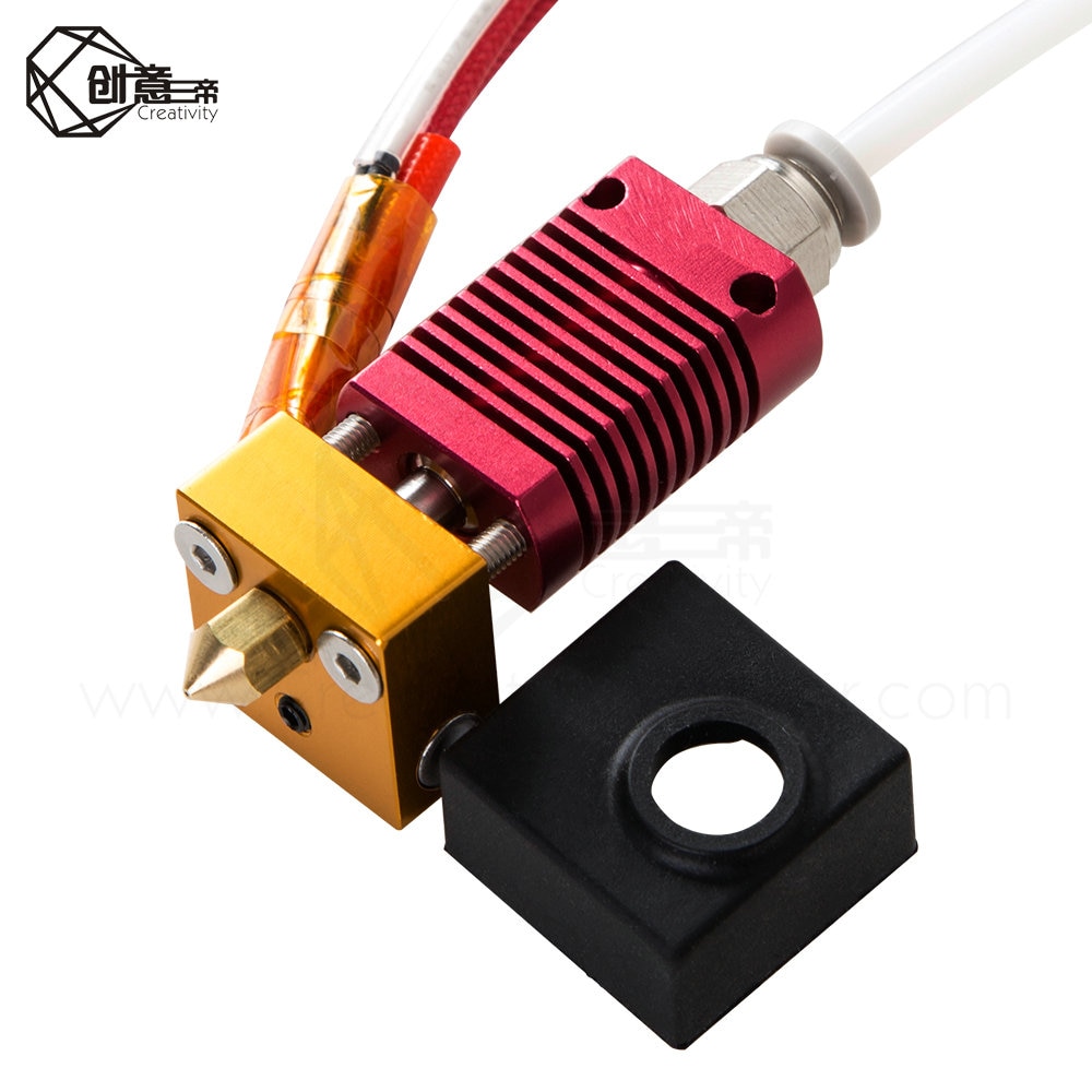 Creativiteit 3D Volledig Metalen J-Head CR10 1.75Mm Extruder Hotend Kit Voor Ender3 /CR10/10S bowden Extruder 12/24V 3D Printer Deel