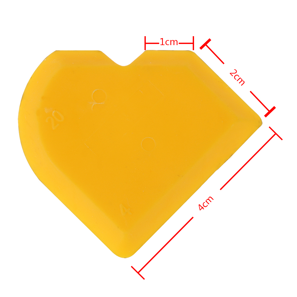 4 stuks siliconenkit spatel/schraper voor deurafwerking, kitgereedschap, siliconen glascementschraper, voegverwijderaar