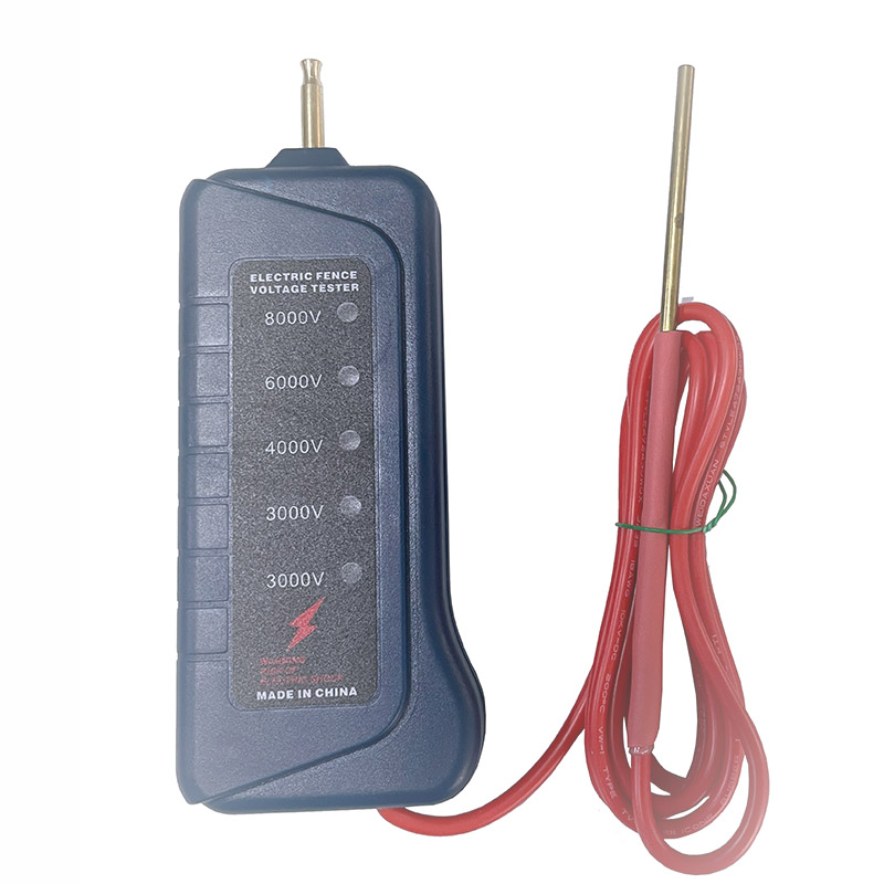 Elektrozaun-Spannungsprüfer für Nutztiere, Garten, Schafe, Pferd, 3000 V-8000 V, LED-Erkennung von Elektrozaun, Fehlerfinder, Voltmeter