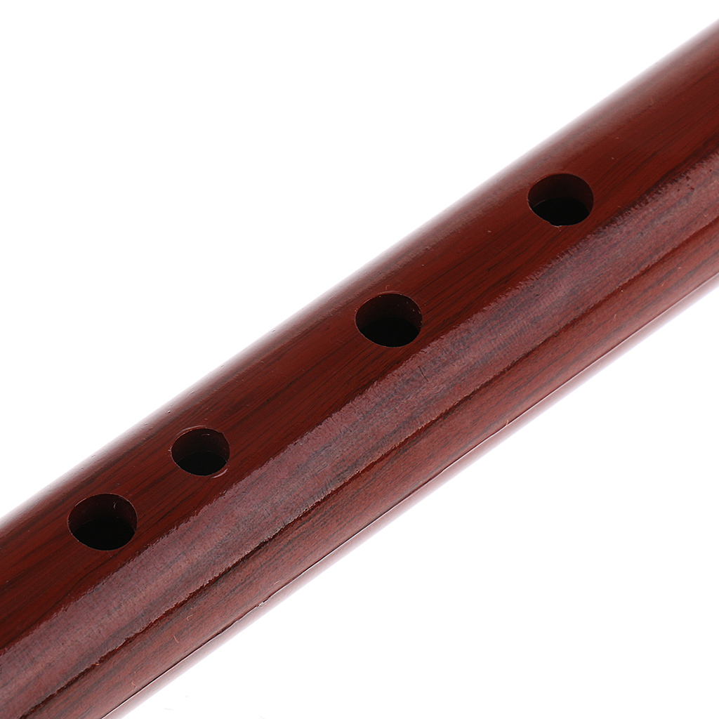 Chinese Vertical Play Flute Bawu Pipe F Key Bau Folk Instrument 52.5cm Long