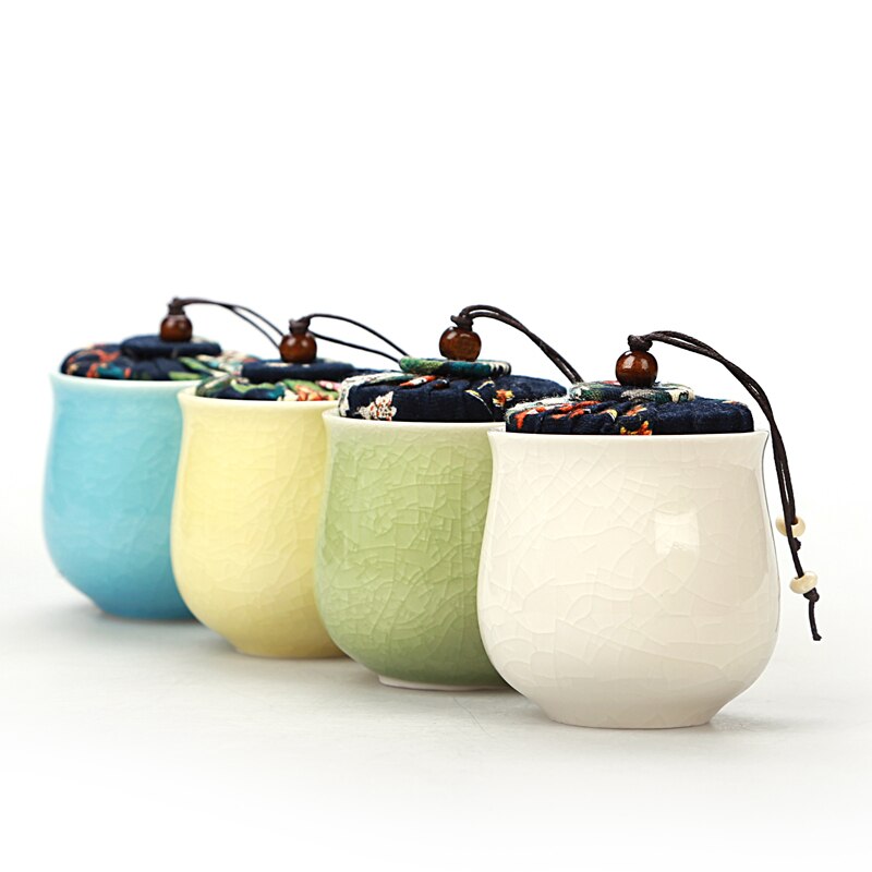 Keramische Pot Paars Zand Kleine Pot As Doos Pot