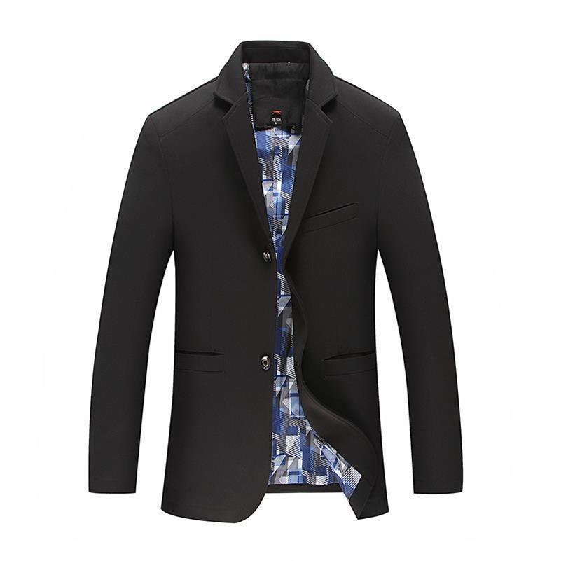 plus size 8XL 7XL 6XL Blazer Mens Casual Jacket Solid Color Cotton Men Blazer Jacket Men Classic Mens Suit Jackets Coats: 1 / 8XL