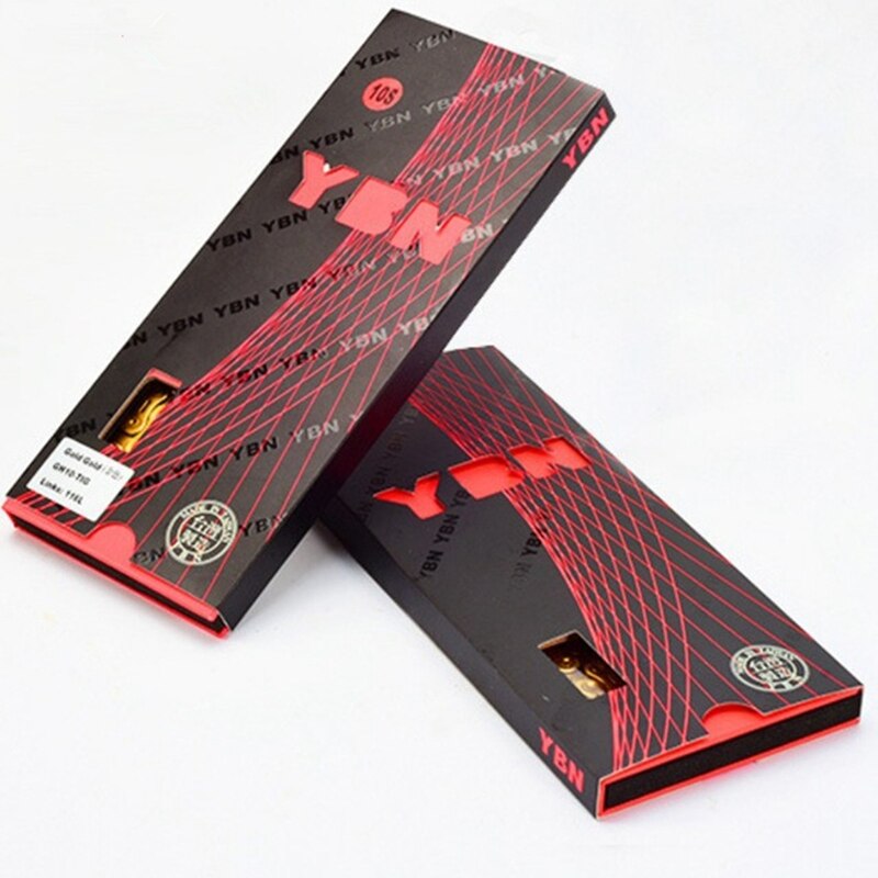 YBN bicycle chain SLA-H11 11-speed chain for Shimano Sram Campagnolo gold 116 link MTB/road hollow chain