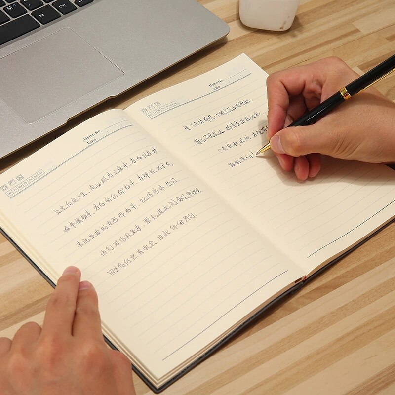 Leer Notepad Business Planner Notebook Dagboek Journal Note Boek Voor Kantoor School Briefpapier Levert