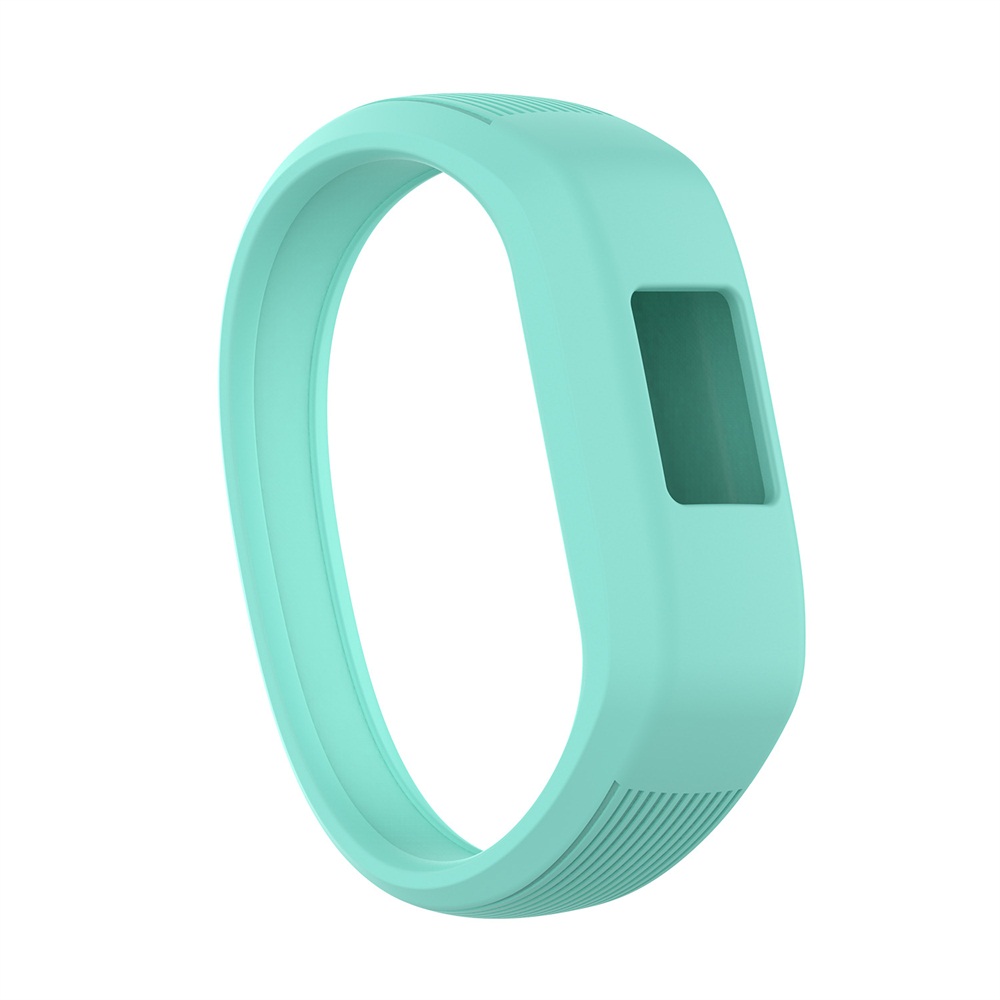 Miękki silikonowy zegarek zespół dzieci pasek na rękę bransoletka dla Garmin Vivofit JR 2/Vivofit 3 wymiana opaski na nadgarstek zespół: mint / L