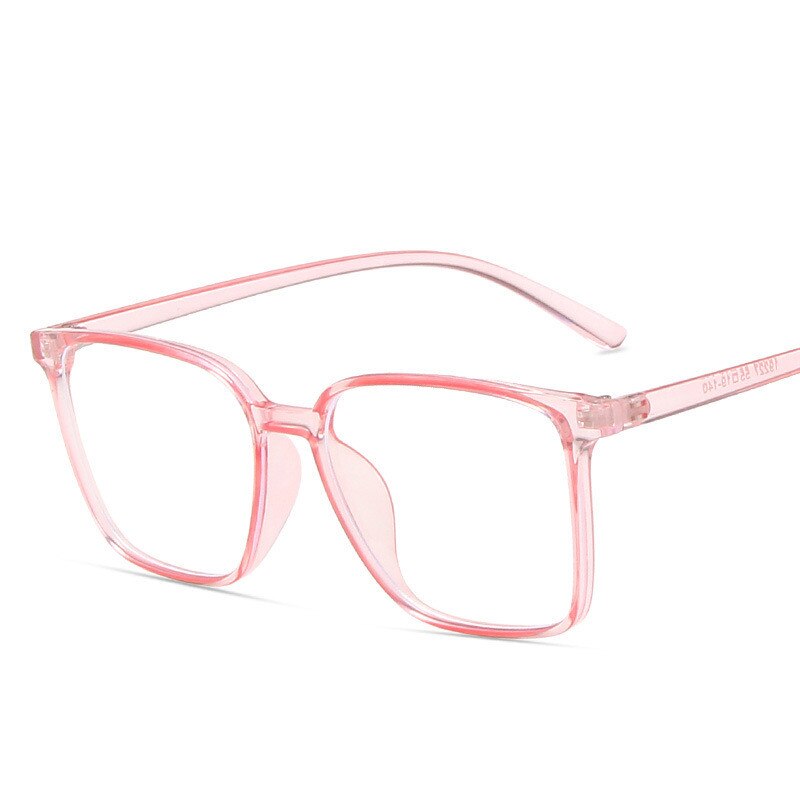 Transparent Op Women Square Plastic Eyeglasses Men Transparent Op... – Grandado