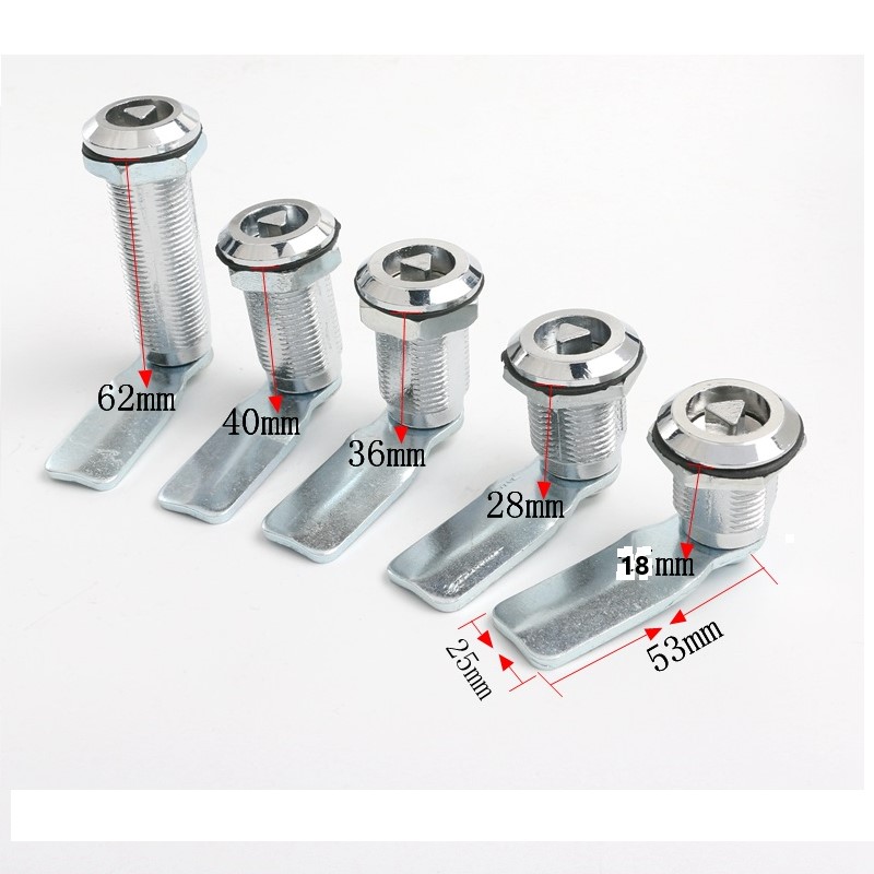 XJJ-MS705 Longer Triangle Lock Electric Cabinet Box Lock Communication Cabinet Distribution Box Switch Cabinet Cam Lock