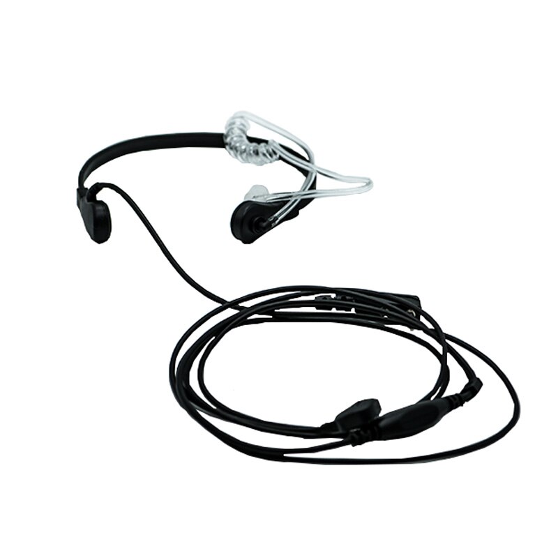 Baofeng Keel Microfoon Keel Trillingen Headset Voor Twee Manier Radio Baofeng UV-5R UV-82 UV-B6 BF-888S Walkie Talkie Oortelefoon