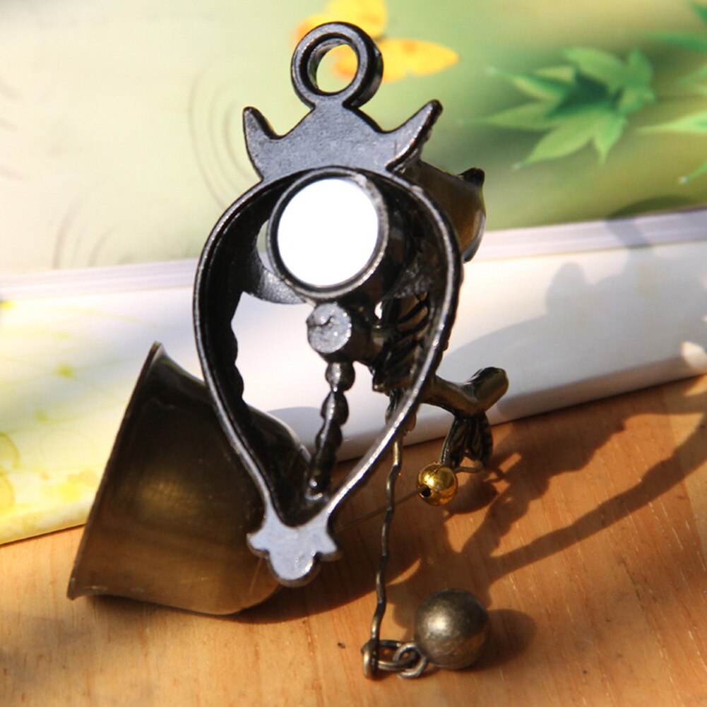 Vintage cheval éléphant hibou en forme de cloche sonnette Halloween porte suspendue décor sonnette porte accessoires déco maison