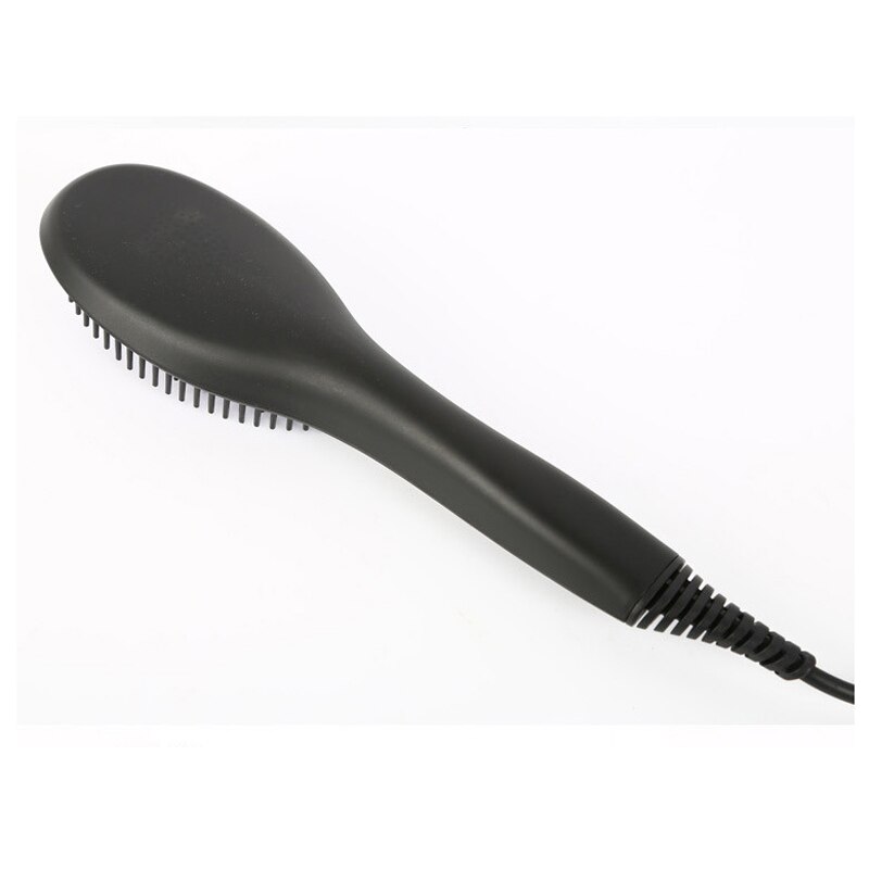 Professionele Elektrische Stijltang Kam Ptc Verwarming Haarverzorging Styling Snelle Haar Ijzer Rechttrekken Brush Eu Plug