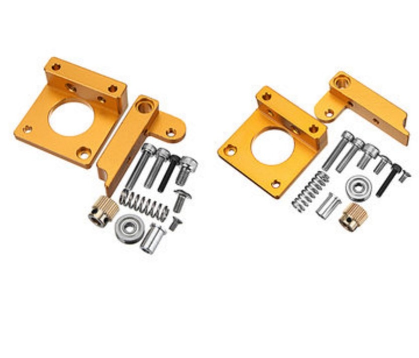 3D printer Store MK8 Aluminum Extruder Forward or Reverse Direction Bracket Kit Without 17 Stepper Motor For 3D Printer