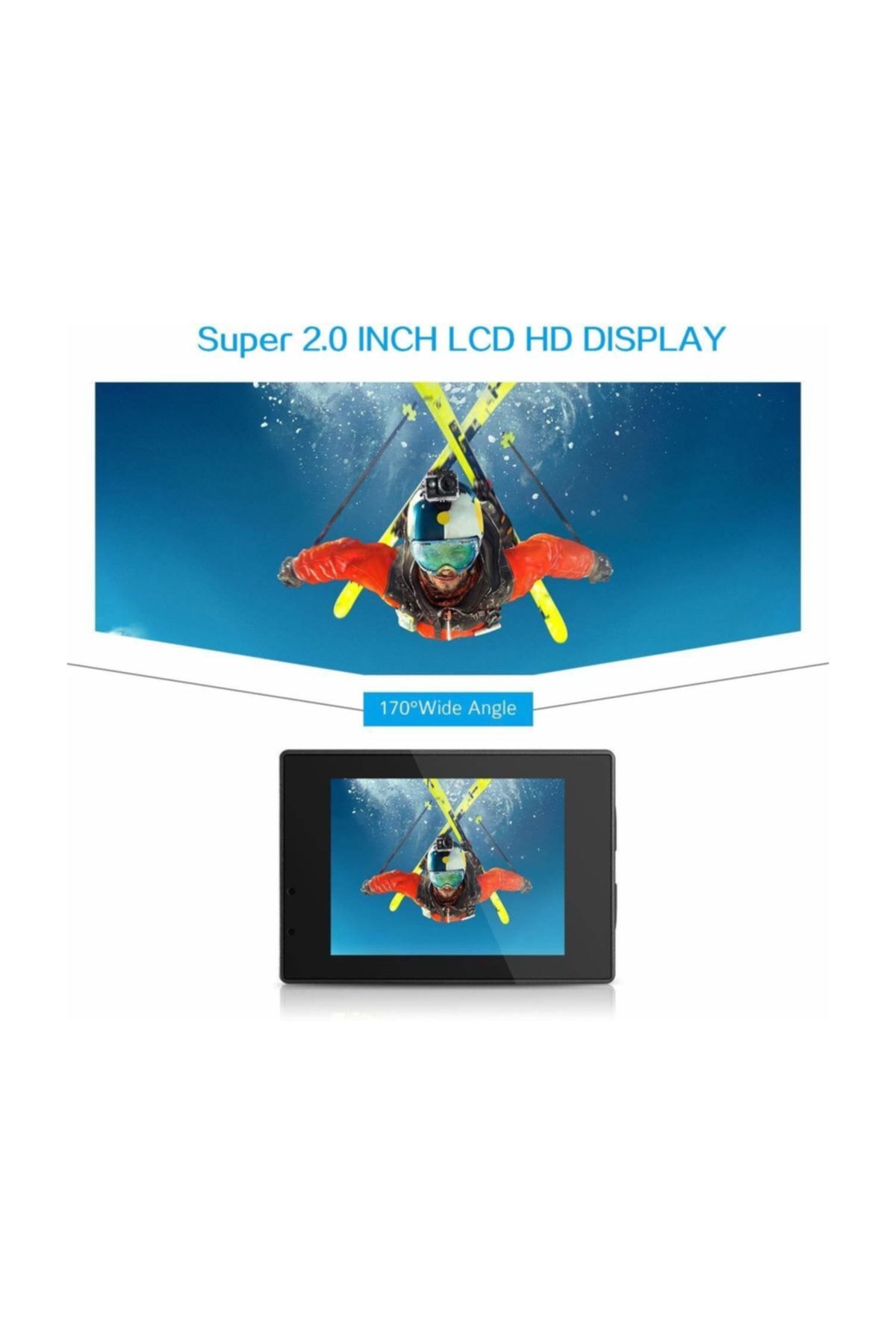 Eye 1080p Hd Waterproof Action Camera Black