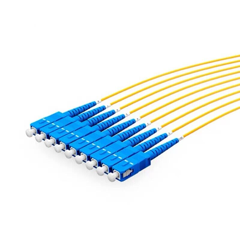 1X8 SC /UPC Fiber Optic FTTH Splitter FBT Optical Coupler 1:8 SC UPC Singlemode simplex PLC optical splitter