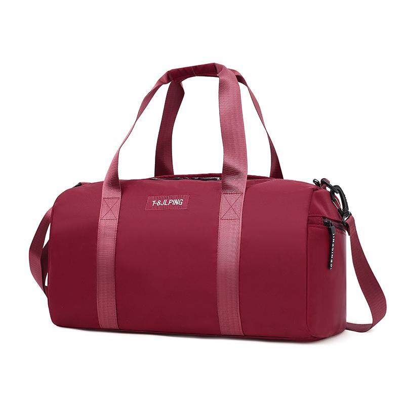 Oxford mænd rejse cross body taske stor kapacitet mandlig tøj opbevaring skuldertaske hombre bolsa de deporte con: Rød