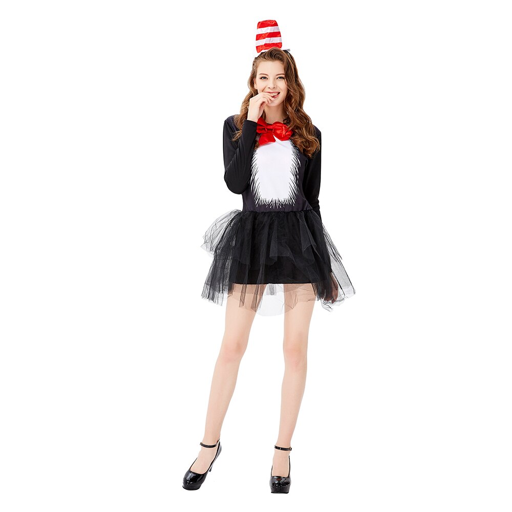 Women Magician Costume Dress Adult Woman Stage Performance Host Fancy Dress Up Uniform