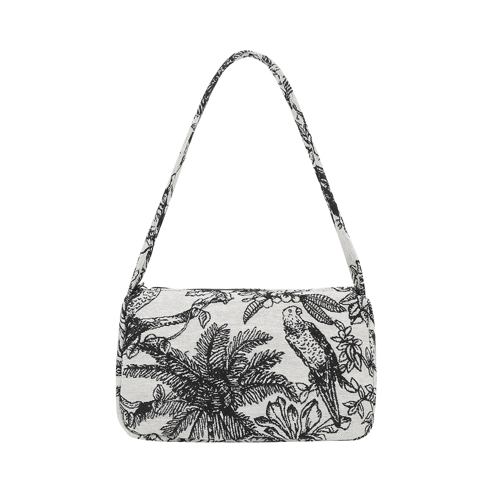 Vintage Vrouwen Canvas Vlinder Koe Afdrukken Schouder Onderarm Tas Casual Dames Handtassen Vrouwelijke Reizen Eenvoudige Top-Handvat Tassen