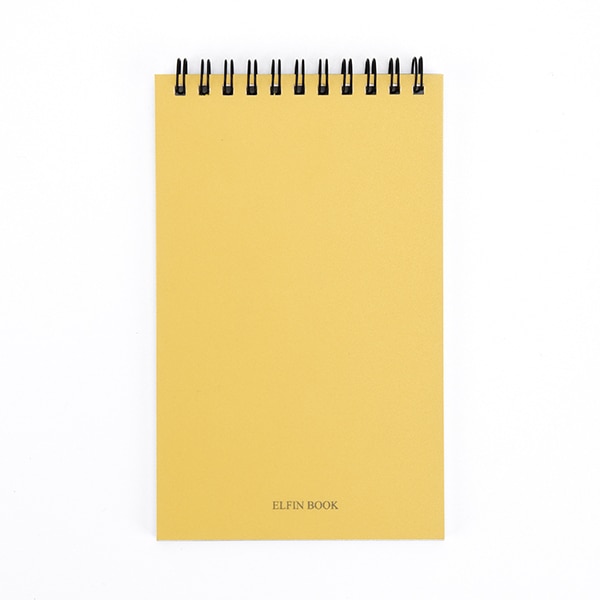 Elfinbook Spiral Mini Smart Reusable Notebook Sketchbook Memo Book Pad Notepad for Drawing Painting like Rocketbook: Yellow