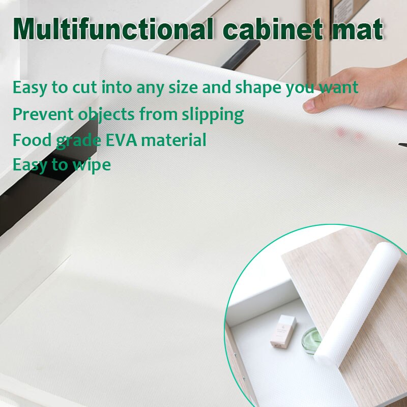 Forro lavável da gaveta da umidade-prova do papel de contato impermeável dustproof da esteira do armário da gaveta reusável para a cozinha