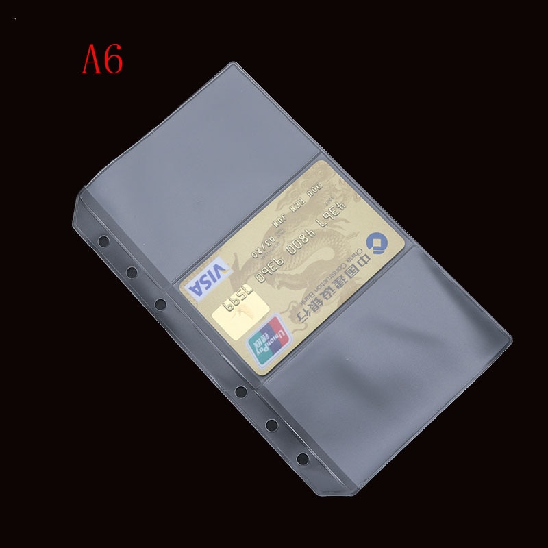 A5 A6 Folder Folder Binder Presentation Receives Pvc Bag Concise Diario's Spiral Planning Applications Product Card Holder Bag: C