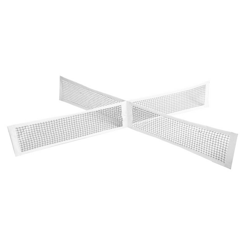 Filet de Volley-Ball croisé à quatre côtés filet de Volley-Ball à quatre côtés: white 1.5mx0.5cm