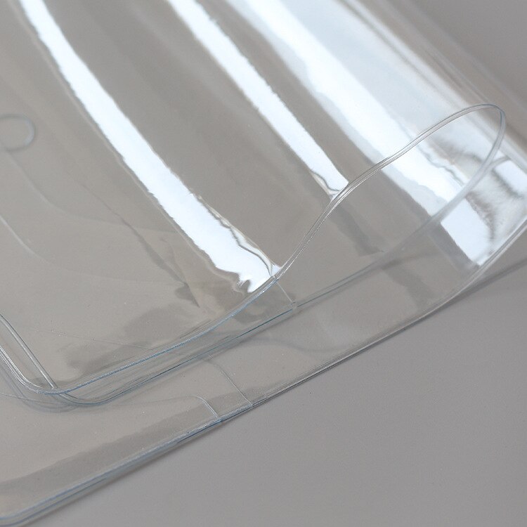 1Pc A5 A6 Soft Transparent Notebook Planner PVC Cover, Personal Macaron Planner Cloth, School Book Protector Covers