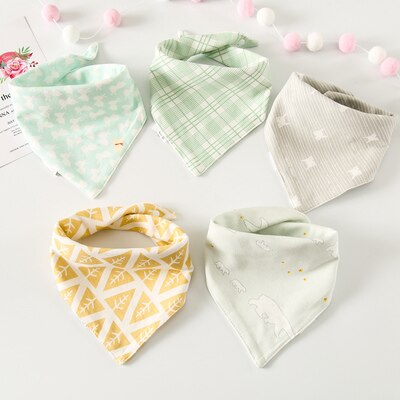 4 Stks/pak Baby Sjaal Burp Doek Bandana Katoen Slabbetjes Pasgeboren Baby Jongen Meisje Peuter Herfst Winter Sjaal Waterdicht Bib: 15