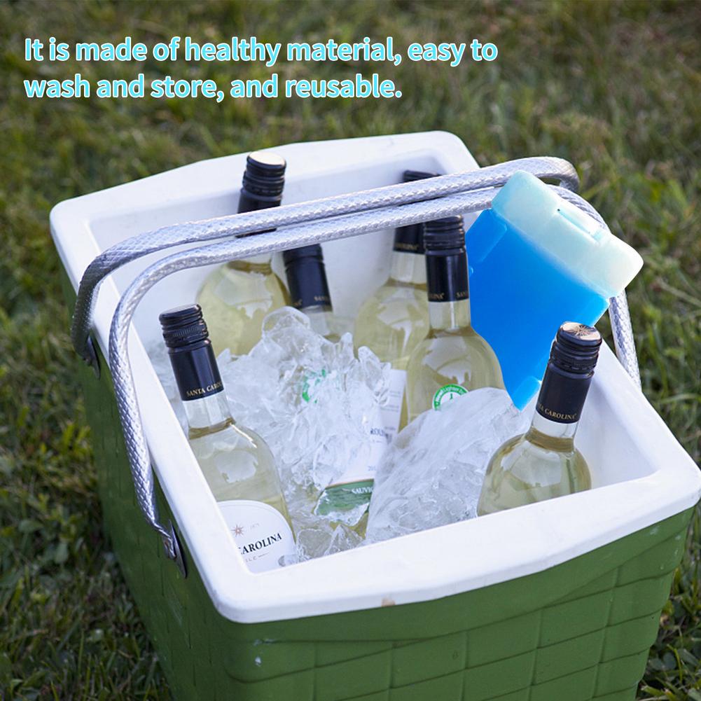 Square Ice Packs Reusable Cold Storage Ice Box Refrigerated Transport Ice Plate Air Conditioning Refrigeration Ice Crystal Box