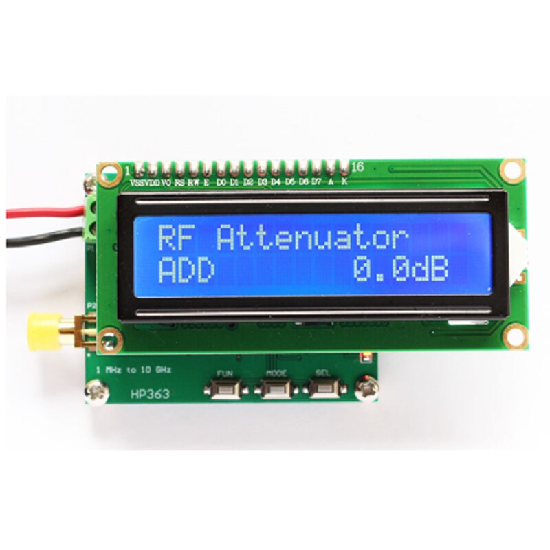 RF power meter Power meter 1MHz ~ 10GHz -50 ~ 0dBm RF Signal Measuring Meter Module